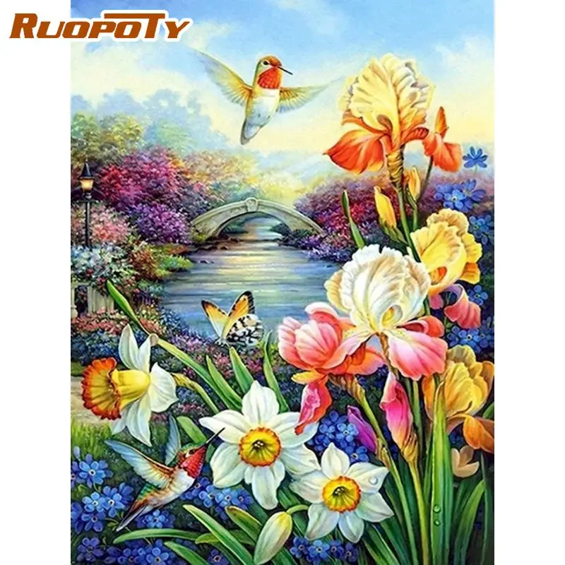 RUOPOTY Modern Diamond Painting Frame Flower Cross Stitch Crafts Kits Mosaic Embroidery Home Decor For Adults
RUOPOTY Modern Diamond Painting Frame Flower Cross Stitch Crafts Kits Mosaic Embroidery Home Decor For Adults