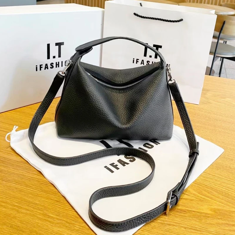 Women's Crossbody Bag Fashion Luxury Soft Black Litchi Pattern Luxury Soft Girls One Shoulder Messenger Handbag For Ladies
Women's Crossbody Bag Fashion Luxury Soft Black Litchi Pattern Luxury Soft Girls One Shoulder Messenger Handbag For Ladies