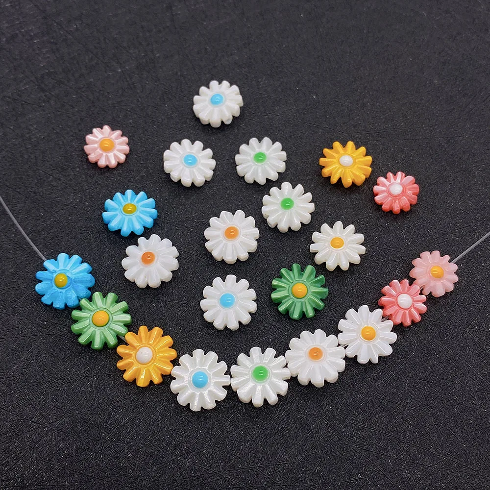 Natural Freshwater Shell Beads Sunflower Daisy Shape Cute Shell Loose Beads for Jewelry Making DIY Necklace Bracelets Earring
Natural Freshwater Shell Beads Sunflower Daisy Shape Cute Shell Loose Beads for Jewelry Making DIY Necklace Bracelets Earring