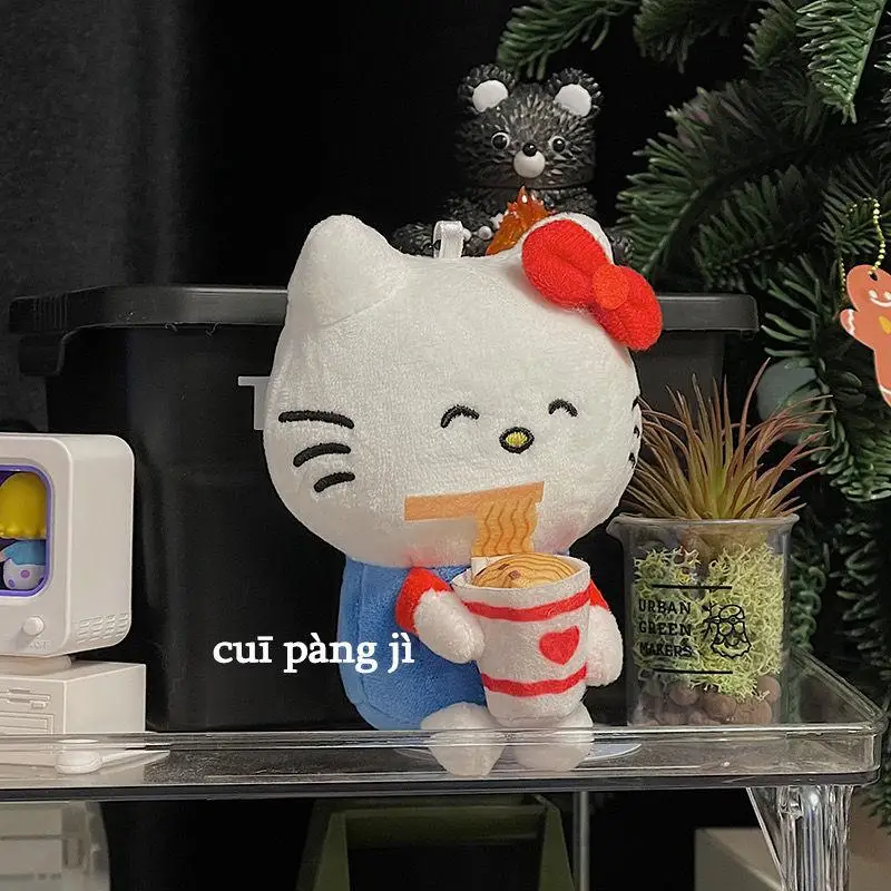 Kawaii Sanrioed Anime Cartoon Hello Kitty Series Ramen Plush Doll Toy Pendant Key Chain Trinkets Baby Boy Girl Festival Gift
Kawaii Sanrioed Anime Cartoon Hello Kitty Series Ramen Plush Doll Toy Pendant Key Chain Trinkets Baby Boy Girl Festival Gift