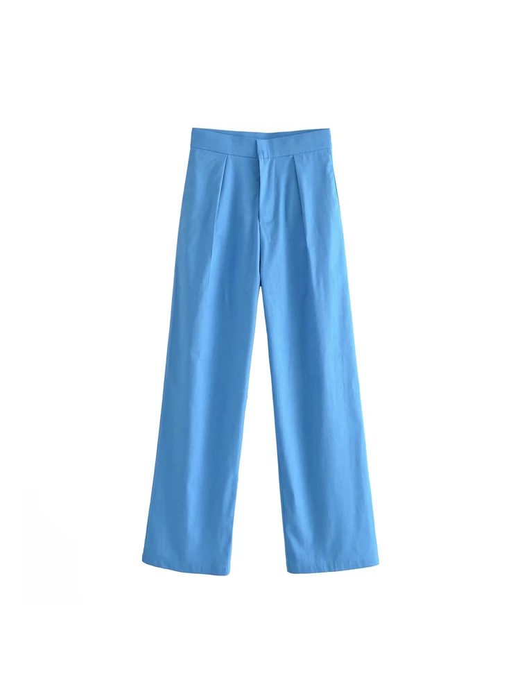 Kumsvag 2022 Summer Women Casual Straight Pants Solid High waist Button Full Length Female Fashion Street Pant Trousers Clothing
Kumsvag 2022 Summer Women Casual Straight Pants Solid High waist Button Full Length Female Fashion Street Pant Trousers Clothing