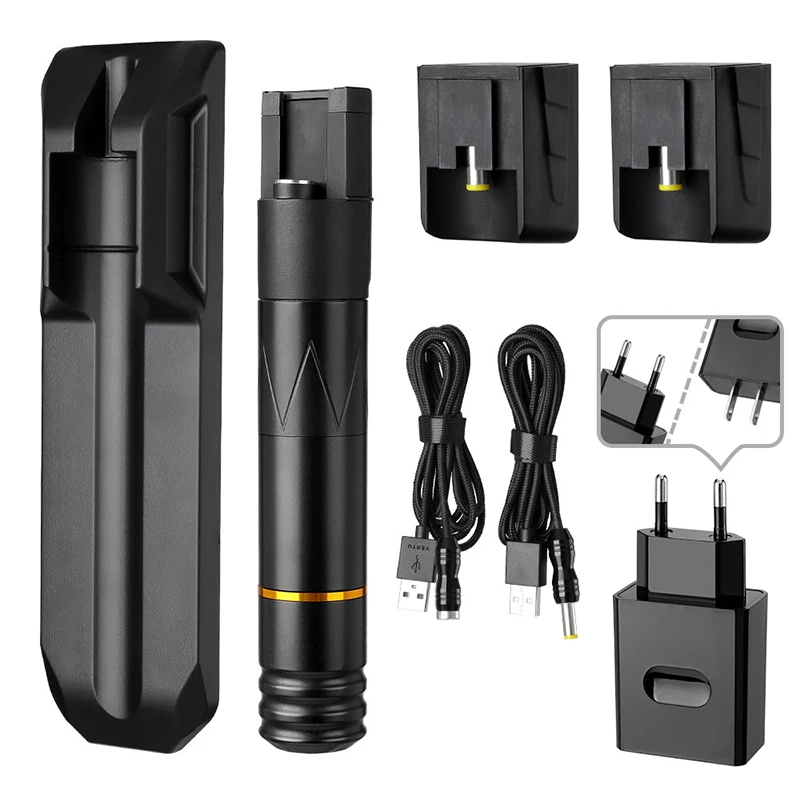New Wireless Tattoo Pen Motor Machine Wireless Fast Charge Dual Battery Black Gold Tattoo Embroidery Beauty Tool
New Wireless Tattoo Pen Motor Machine Wireless Fast Charge Dual Battery Black Gold Tattoo Embroidery Beauty Tool