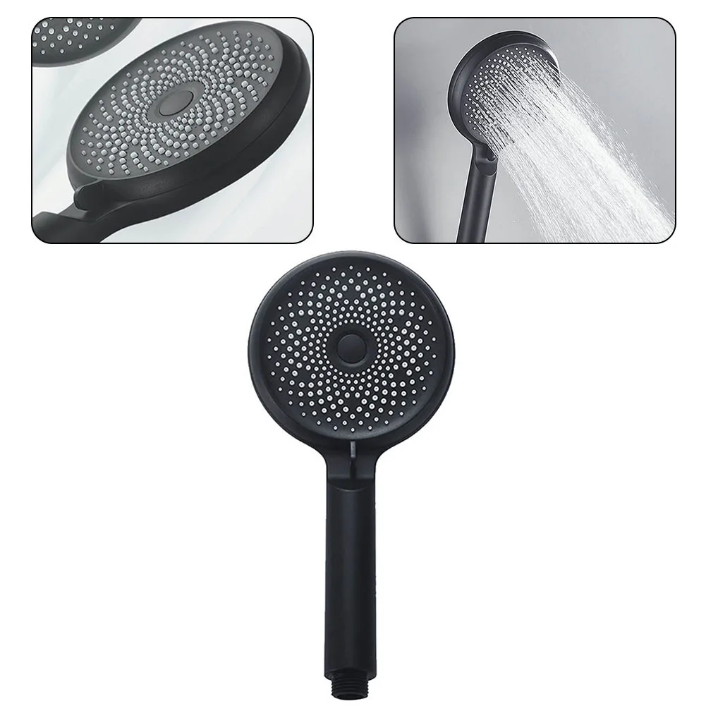 3 Modes Adjustable High Pressure Shower Head Black ABS Handheld Water Saving Shower Head Bathroom Accessories
3 Modes Adjustable High Pressure Shower Head Black ABS Handheld Water Saving Shower Head Bathroom Accessories