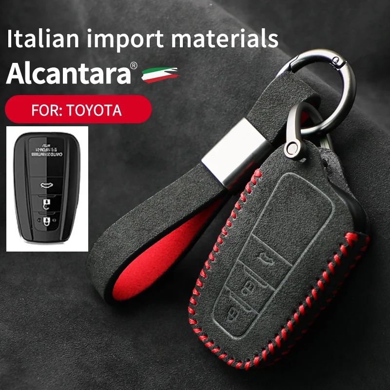 Alcantara key case for Toyota Prius Camry Corolla CHR CHR RAV4 Prado suede protection all-inclusive buckle anti-lost pendant
Alcantara key case for Toyota Prius Camry Corolla CHR CHR RAV4 Prado suede protection all-inclusive buckle anti-lost pendant
