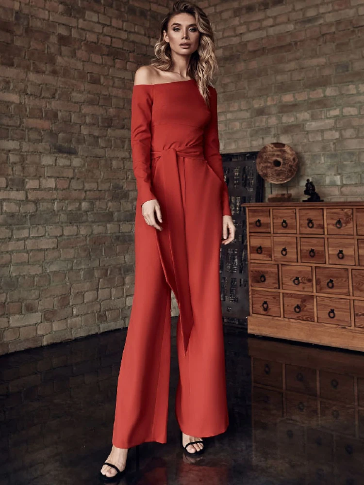 Elegant Bandage Jumpsuit Women 2022 Spring Long Sleeves Stretch Satin Simple Bodysuit Party Gowns Adjustable Sash Club Outfits
Elegant Bandage Jumpsuit Women 2022 Spring Long Sleeves Stretch Satin Simple Bodysuit Party Gowns Adjustable Sash Club Outfits