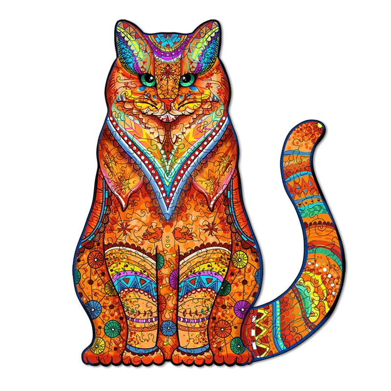 Wooden Puzzle Animals Cat Puzzle Toy Each Piece Is Cartoon Animal Wooden Jigsaw Puzzle For Adult Kid Wood Toys Educational Game
Wooden Puzzle Animals Cat Puzzle Toy Each Piece Is Cartoon Animal Wooden Jigsaw Puzzle For Adult Kid Wood Toys Educational Game