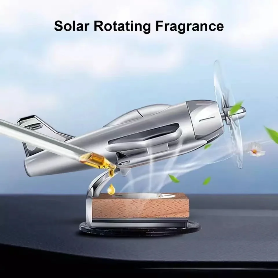 Car Solar Power Rotat Helicopter Interior Air Freshener Car Fragrance Perfume Diffuser Dashboard Aromatherapy Accessories
Car Solar Power Rotat Helicopter Interior Air Freshener Car Fragrance Perfume Diffuser Dashboard Aromatherapy Accessories