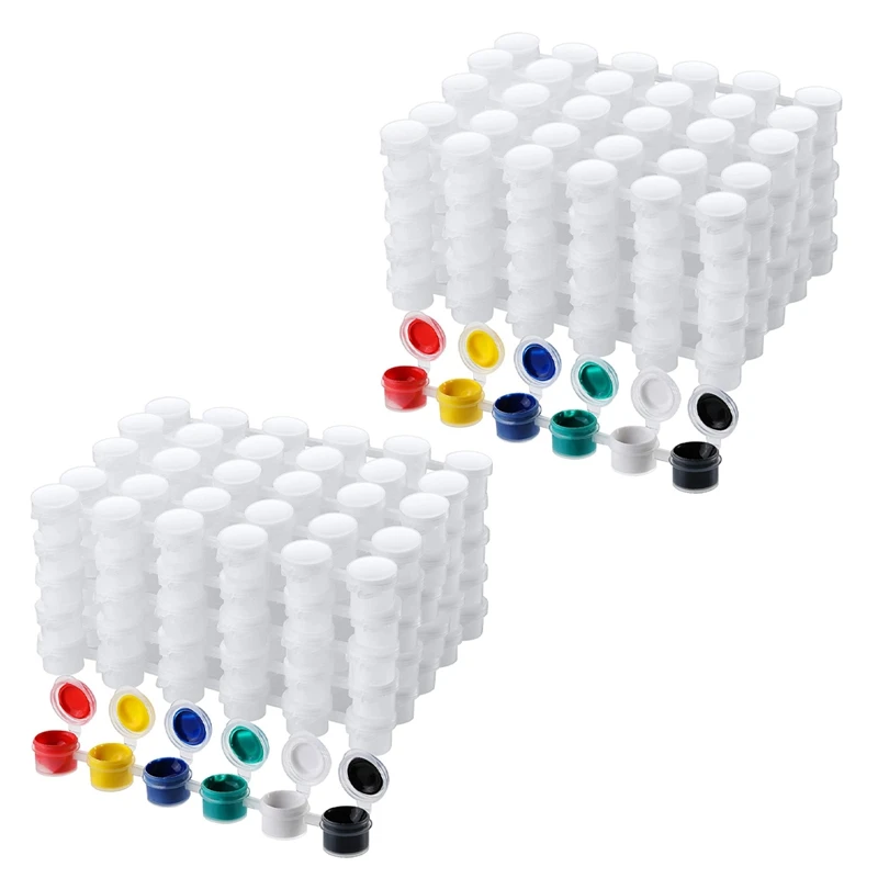 100 Strips Empty Paint Strips Paint Cup Pots Clear Storage Paint Containers Mini Painting Cup Pot 3Ml/ 0.1 Oz
100 Strips Empty Paint Strips Paint Cup Pots Clear Storage Paint Containers Mini Painting Cup Pot 3Ml/ 0.1 Oz