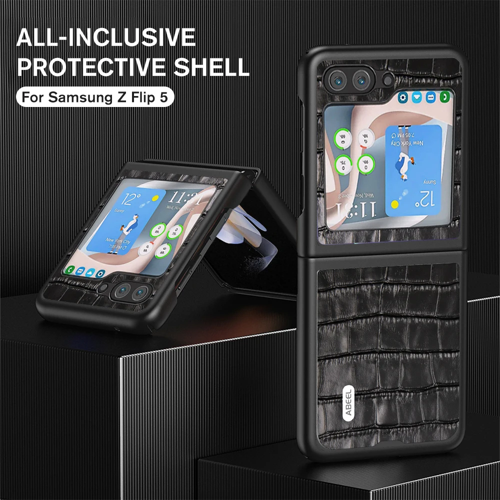 Складной чехол из натуральной кожи с крокодиловым рисунком для Samsung Galaxy Z Flip5 5G Flip 5, противоударный чехол Samung ZFlip5 ZFlip 5 Z5 5G
Складной чехол из натуральной кожи с крокодиловым рисунком для Samsung Galaxy Z Flip5 5G Flip 5, противоударный чехол Samung ZFlip5 ZFlip 5 Z5 5G