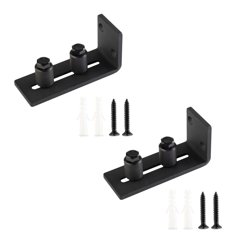 2X Barn Door Sliding Door Hanging Rail Anti-Sway Device Black Adjustable Hardware Floor Guide Roller-FS-PHFU
2X Barn Door Sliding Door Hanging Rail Anti-Sway Device Black Adjustable Hardware Floor Guide Roller-FS-PHFU