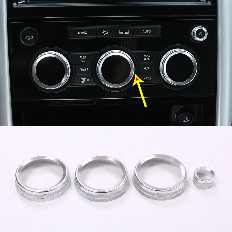 Air Conditioning Knobs Audio Circle Trim For Land Rover Discovery 5 Lr5 L462 2017 -20 Car -Styling Alloy Car Interior Accessorir
Air Conditioning Knobs Audio Circle Trim For Land Rover Discovery 5 Lr5 L462 2017 -20 Car -Styling Alloy Car Interior Accessorir