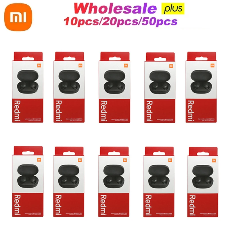 10 pieces/lot Xiaomi Original Redmi Airdots 2 Tws Earbuds Wireless Earphone Bluetooth 5.0 Noise Reductio Headset Mic for phone
10 pieces/lot Xiaomi Original Redmi Airdots 2 Tws Earbuds Wireless Earphone Bluetooth 5.0 Noise Reductio Headset Mic for phone