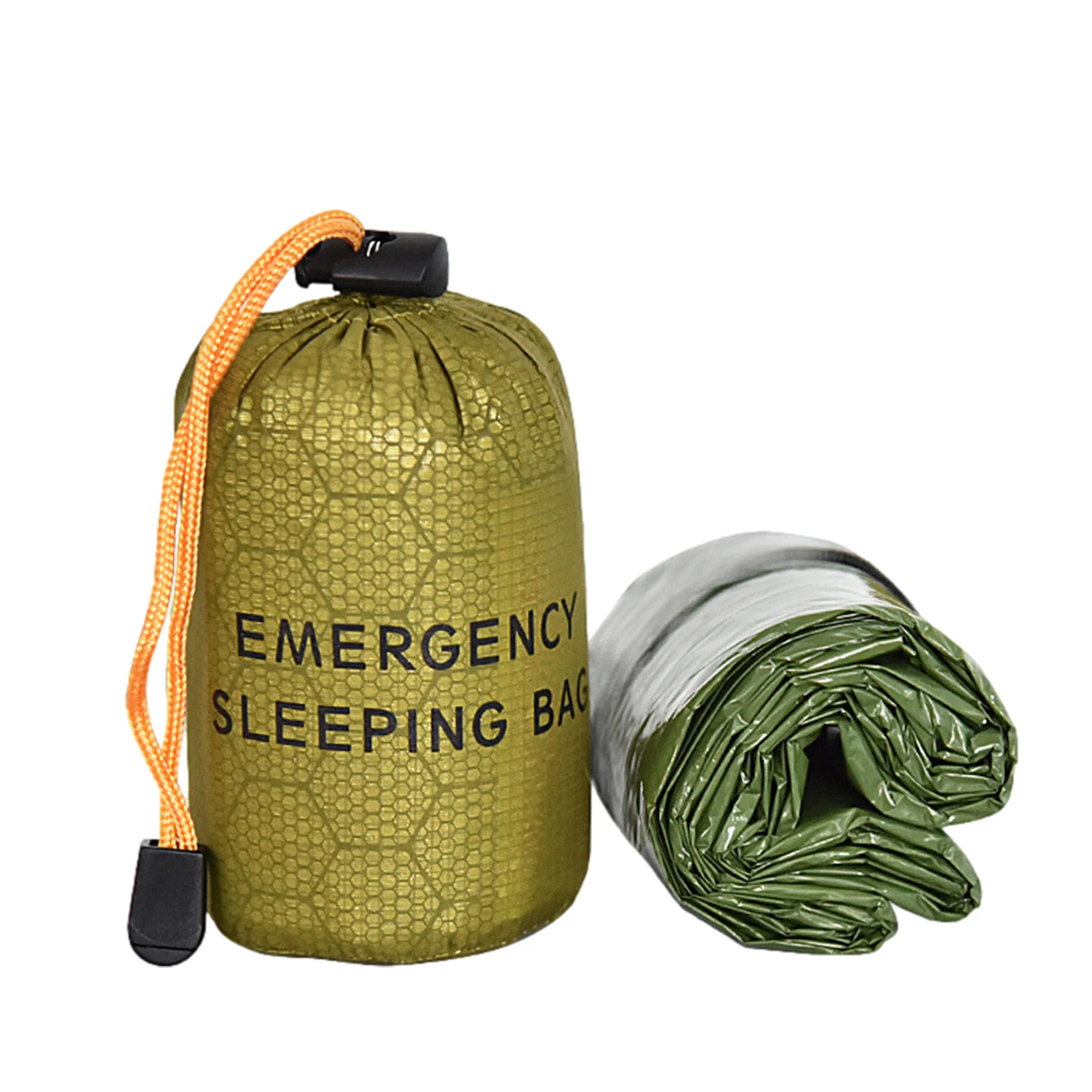 Outdoor Emergency Sleeping Bag Waterproof Lightweight Thermal Bivy Sack Survival Blanket Bags Climbing Hiking Camping Equipment
Outdoor Emergency Sleeping Bag Waterproof Lightweight Thermal Bivy Sack Survival Blanket Bags Climbing Hiking Camping Equipment