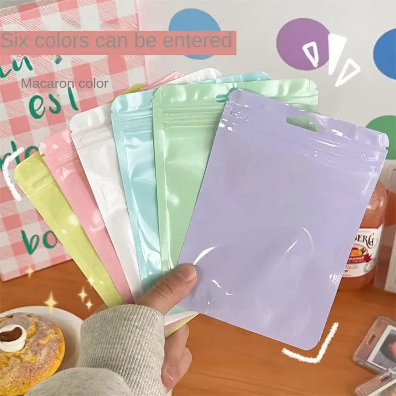 Macaron Color Self-sealing Bags Plastic Bags Thick Transparent Colorful Storage Sealed Pocket Makeup Brush Packaging Storage Bag 
Macaron Color Self-sealing Bags Plastic Bags Thick Transparent Colorful Storage Sealed Pocket Makeup Brush Packaging Storage Bag