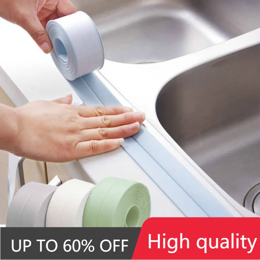 3.2mx22mm Bathroom Shower Sink Bath Sealing Strip Tape White PVC Self Adhesive Waterproof Wall Sticker For Bathroom Kitchen
3.2mx22mm Bathroom Shower Sink Bath Sealing Strip Tape White PVC Self Adhesive Waterproof Wall Sticker For Bathroom Kitchen