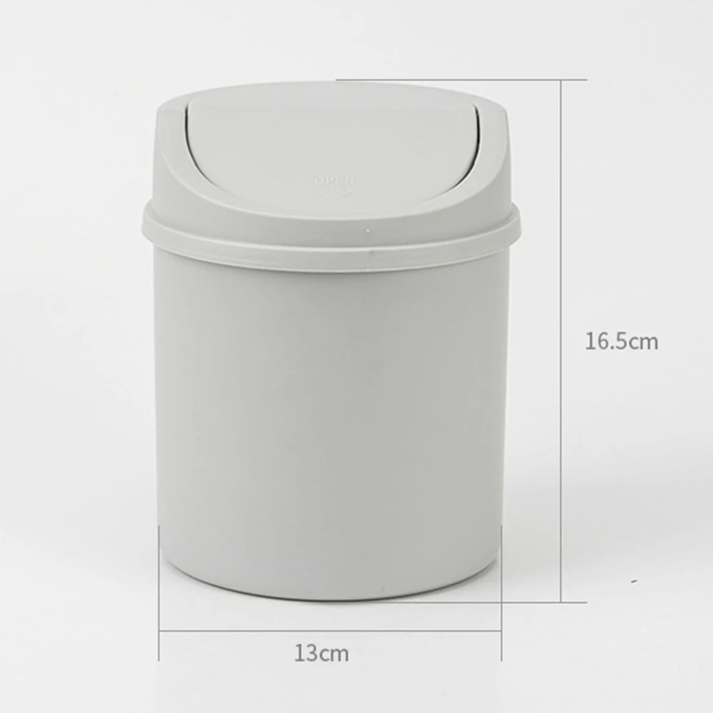 Desktop Trash Can Mini with Lid Small Trash Can Storage Bucket Plastic Paper Basket Dormitory Bedside Trash Box
Desktop Trash Can Mini with Lid Small Trash Can Storage Bucket Plastic Paper Basket Dormitory Bedside Trash Box