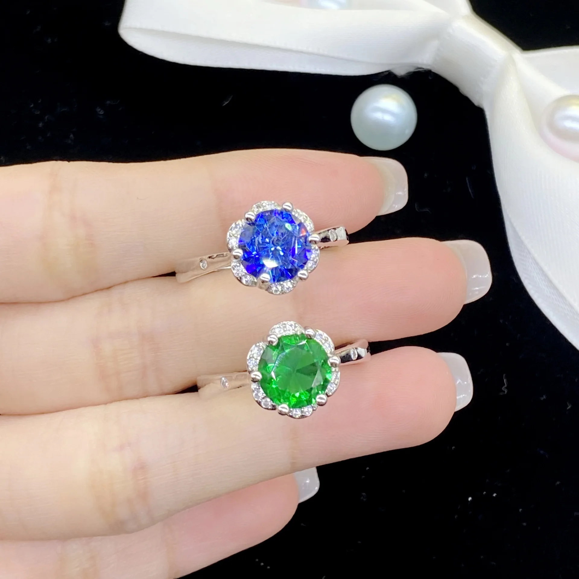 Винтажное женское кольцо с круглым синим и зеленым драгоценным камнем, роскошные ювелирные изделия с изменяемым размером, очаровательные о... 
Винтажное женское кольцо с круглым синим и зеленым драгоценным камнем, роскошные ювелирные изделия с изменяемым размером, очаровательные о...