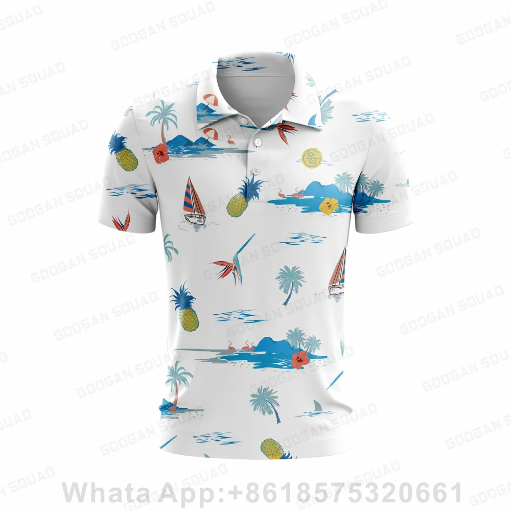 2023 New Summer Hawaii Style Men Polo Shirt Casual Fashion Short Sleeve Quick Dry Fishing Golf T-shirt Lapel Button Polo T-shirt
2023 New Summer Hawaii Style Men Polo Shirt Casual Fashion Short Sleeve Quick Dry Fishing Golf T-shirt Lapel Button Polo T-shirt