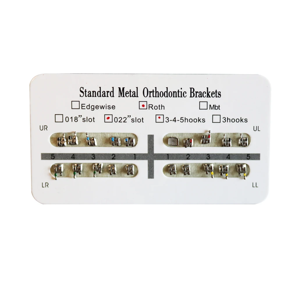 10Packs Orthodontic Braces Bracket Roth Monoblock 345hooks Standard Mini White Pad
10Packs Orthodontic Braces Bracket Roth Monoblock 345hooks Standard Mini White Pad