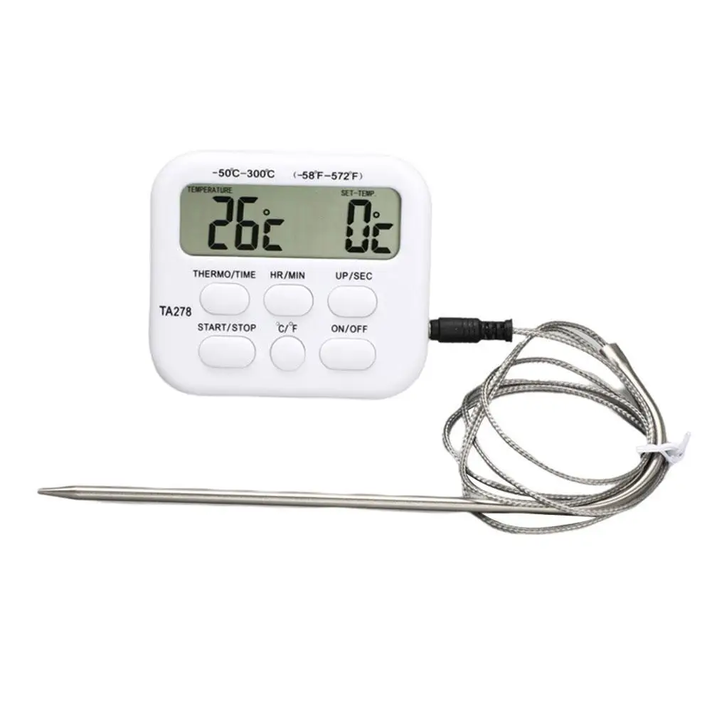 Probe Thermometer Barbecue Food Temperature High-Precision Thermometer Cooking Tool
Probe Thermometer Barbecue Food Temperature High-Precision Thermometer Cooking Tool