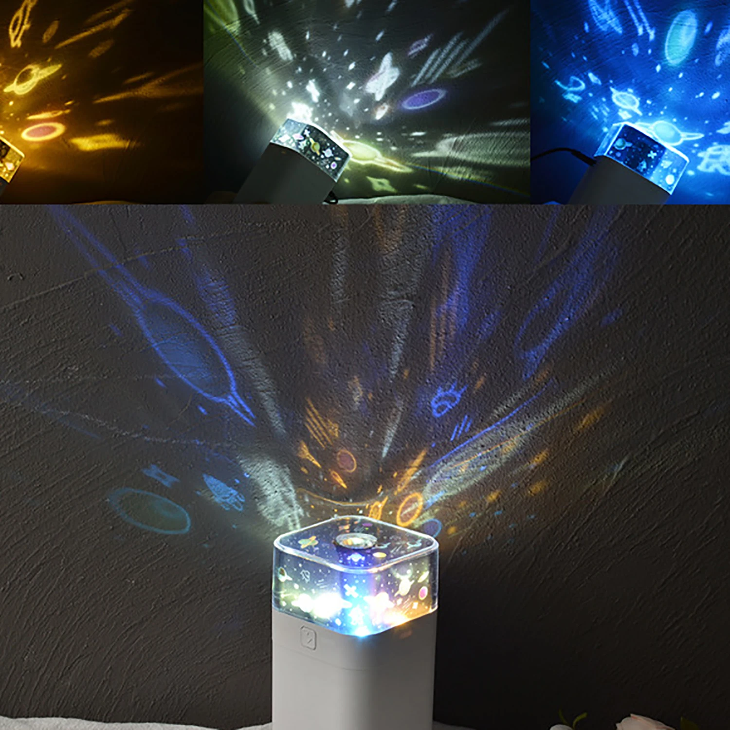 Air Humidifier Aroma Diffuser Electric Water Mist Maker for Office Room Home Car with Changeable Star Projection LED Light
Air Humidifier Aroma Diffuser Electric Water Mist Maker for Office Room Home Car with Changeable Star Projection LED Light