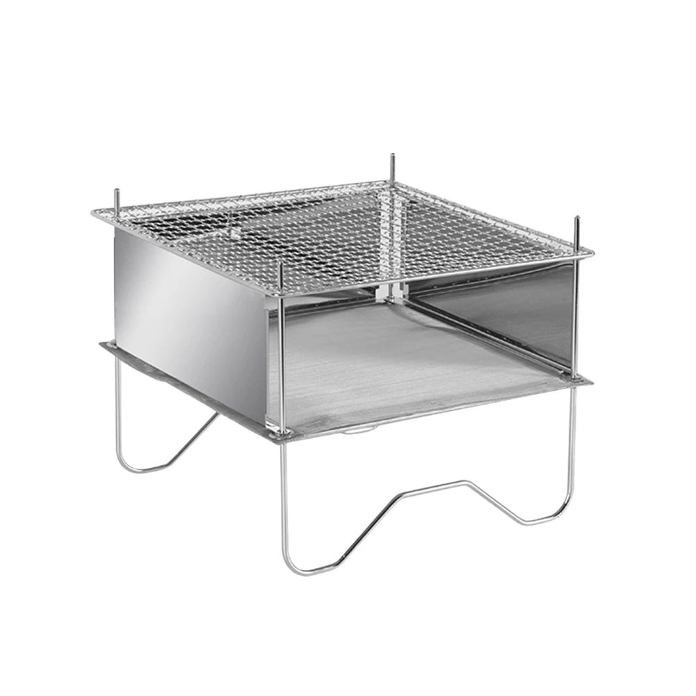 Stainless Steel Picnic Portable Durable Bonfire Outdoor Camping Collapsible Accessories Burning Barbecue Grill Firewood Stove
Stainless Steel Picnic Portable Durable Bonfire Outdoor Camping Collapsible Accessories Burning Barbecue Grill Firewood Stove