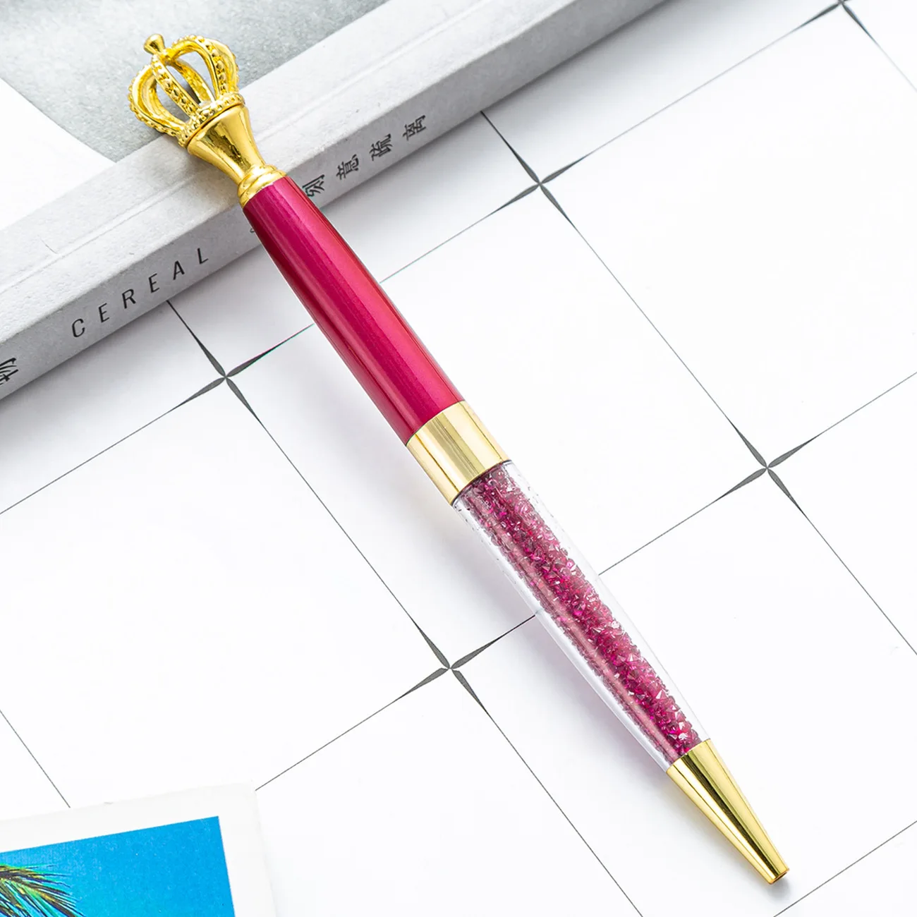 Crown Crystal Pens for Writing Luxury School Supplies Wholesale Office Accessories Metal Pen Stationeries for Students Teacher
Crown Crystal Pens for Writing Luxury School Supplies Wholesale Office Accessories Metal Pen Stationeries for Students Teacher