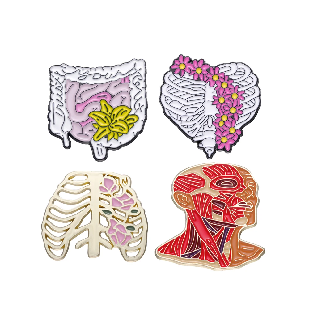 4 pcs/set Enamel Pin Organ Brooch Lapel Pins Backpack Brooches Brooches for Clothing Badges Fashion Doctor Accessories
4 pcs/set Enamel Pin Organ Brooch Lapel Pins Backpack Brooches Brooches for Clothing Badges Fashion Doctor Accessories