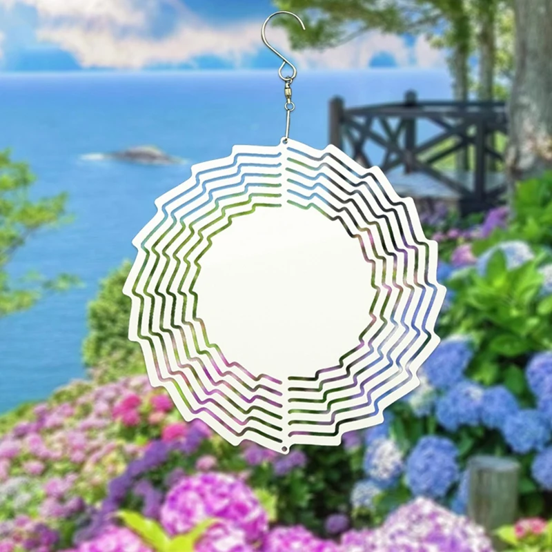 6 Pack 8 Inch Aluminum 3D Sublimation Wind Spinner Double Sided Circle Sublimation Garden Wind Spinners For Yards&Garden
6 Pack 8 Inch Aluminum 3D Sublimation Wind Spinner Double Sided Circle Sublimation Garden Wind Spinners For Yards&Garden