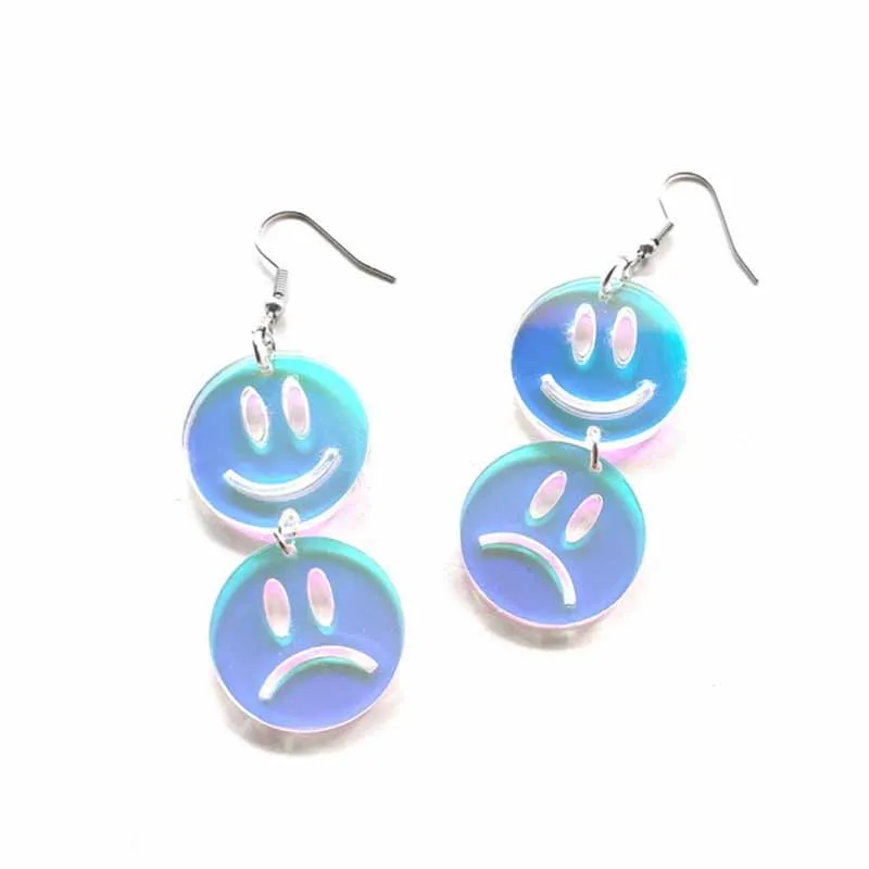 Personalized Shiny Crying Earrings For Women Lovely Round Smiling Face Symmetrical Long Funny Earrings Wholesale
Personalized Shiny Crying Earrings For Women Lovely Round Smiling Face Symmetrical Long Funny Earrings Wholesale