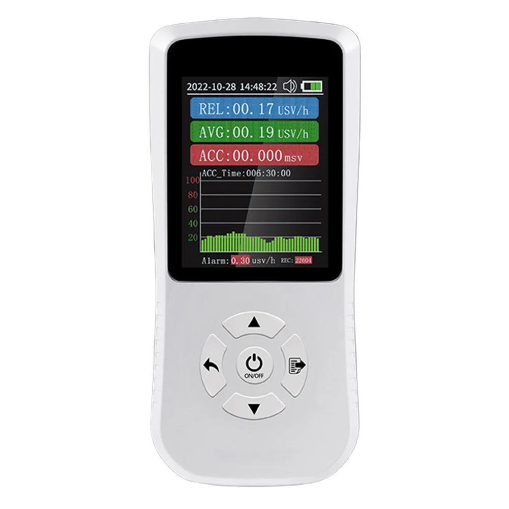 Portable Electromagnetic Radiations Detector 2.8inch TFT Display Screen Nuclear Radiation Tester Rechargeable for Steel Industry
Portable Electromagnetic Radiations Detector 2.8inch TFT Display Screen Nuclear Radiation Tester Rechargeable for Steel Industry