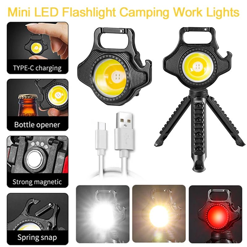 1-20pcs Mini LED Flashlight Keychain Rechargeable 500LM Outdoor Bottle Opener Strong Key Ring Small Work Light Torch Camping
1-20pcs Mini LED Flashlight Keychain Rechargeable 500LM Outdoor Bottle Opener Strong Key Ring Small Work Light Torch Camping