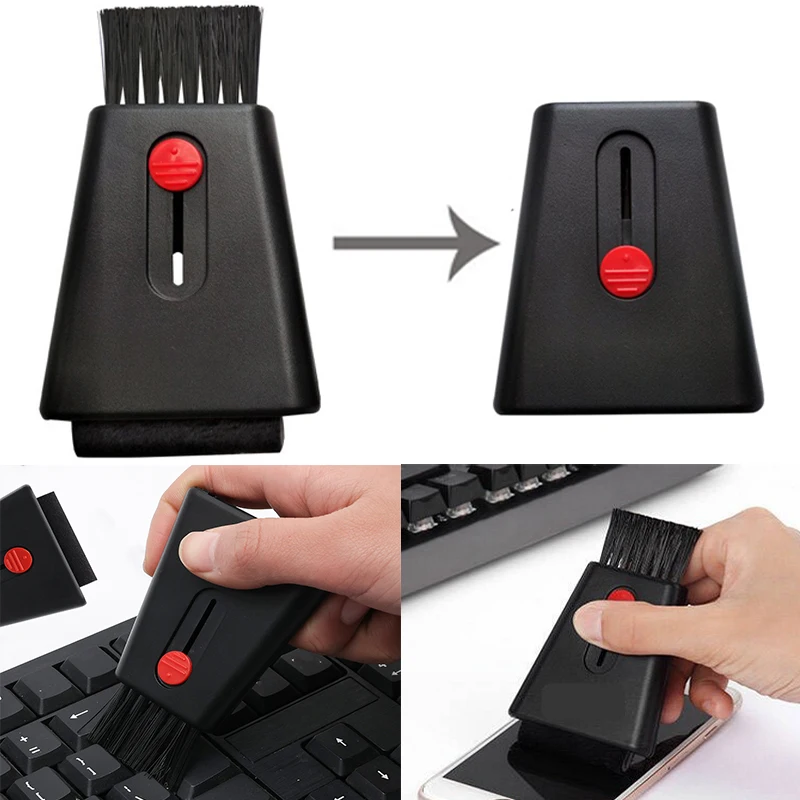 Mini Brush Double Head Cleaner Computer Keyboard Office Phone Computer Screen Cleaning Cloth For Laptop Desktop Keyboard Duster
Mini Brush Double Head Cleaner Computer Keyboard Office Phone Computer Screen Cleaning Cloth For Laptop Desktop Keyboard Duster