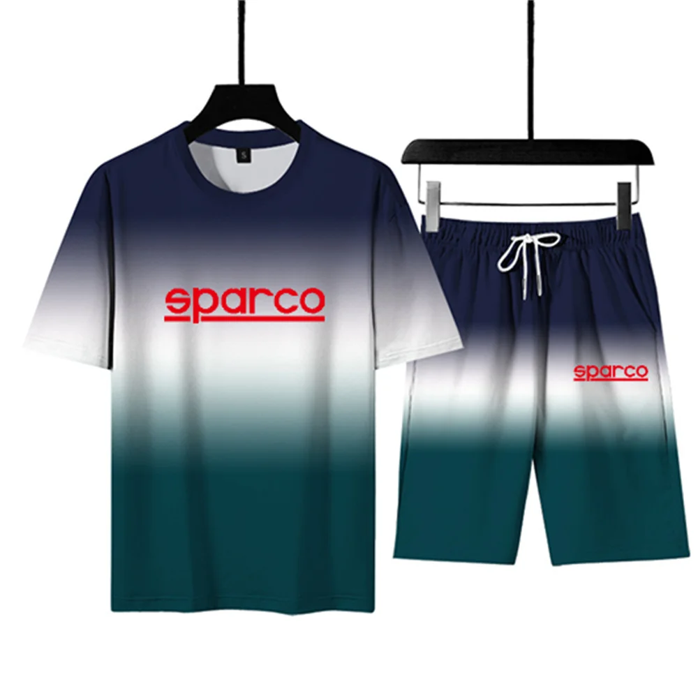 sparco 2022 new men's 3D printing casual sports suit light color changing short sleeves and casual shorts 2-piece set for men po
sparco 2022 new men's 3D printing casual sports suit light color changing short sleeves and casual shorts 2-piece set for men po