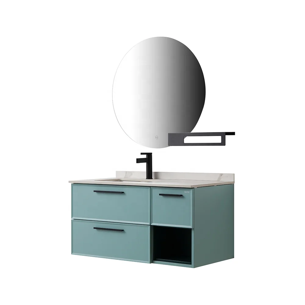 Factory direct supply European Italian style bathroom vanity modern hotel home bathroom vanity cabinet with LED mirror
Factory direct supply European Italian style bathroom vanity modern hotel home bathroom vanity cabinet with LED mirror