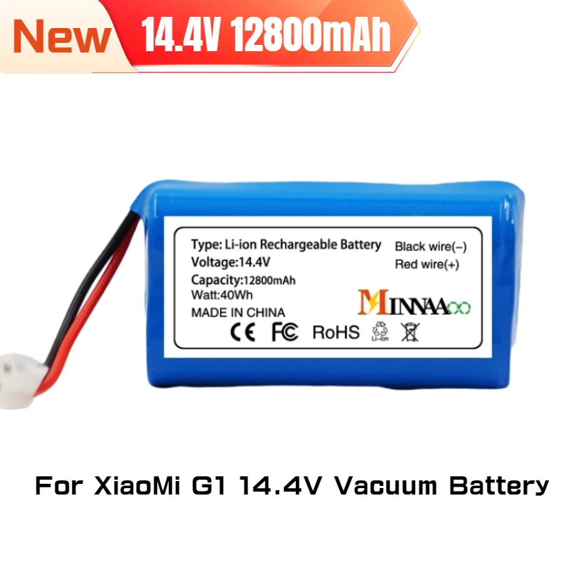 2023 NEW 14.8V Li-ion Battery Pack,For XIAOMI MIJIA Mi Robot Vacuum-Mop Essential G1 MJSTG1, SKV4136GL H18650CH R30 R35
2023 NEW 14.8V Li-ion Battery Pack,For XIAOMI MIJIA Mi Robot Vacuum-Mop Essential G1 MJSTG1, SKV4136GL H18650CH R30 R35