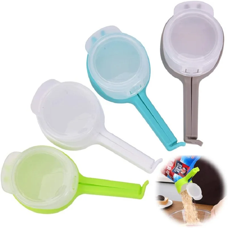 Snack Sealing Clip Fresh Keeping Sealer Clamp Plastic Helper Food Saver Travel Kitchen Gadgets Seal Pour Food Storage Bag Clip
Snack Sealing Clip Fresh Keeping Sealer Clamp Plastic Helper Food Saver Travel Kitchen Gadgets Seal Pour Food Storage Bag Clip