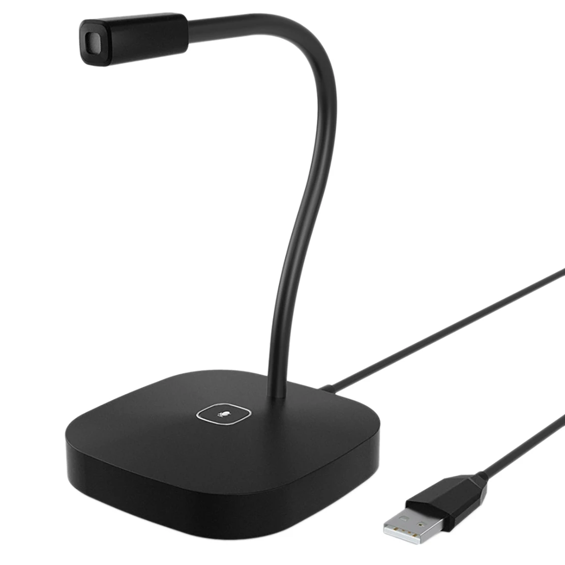 USB Microphone Desktop Microphone Plug and Play Home Studio USB Computer Microphone with Mute Button(Black)
USB Microphone Desktop Microphone Plug and Play Home Studio USB Computer Microphone with Mute Button(Black)
