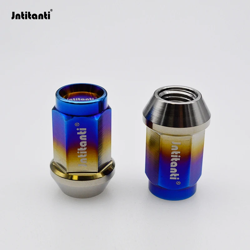 Jntitanti Factory M12*1.5*35mm Lightweight Gr5 titanium lug nut with close sunken end
Jntitanti Factory M12*1.5*35mm Lightweight Gr5 titanium lug nut with close sunken end