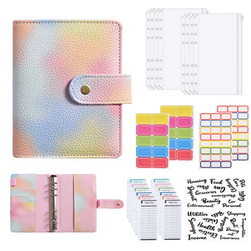 A7 PU Leather Budget Binder Notebook Cash Envelopes System Set with Binder Pockets for Budget Saving Money Bill Organizer
A7 PU Leather Budget Binder Notebook Cash Envelopes System Set with Binder Pockets for Budget Saving Money Bill Organizer