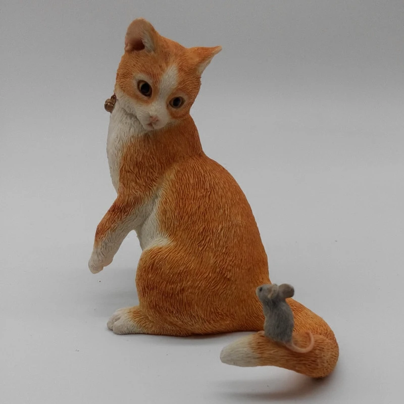 Simulation cat and mouse craft ornaments home decorations furnishings
Simulation cat and mouse craft ornaments home decorations furnishings