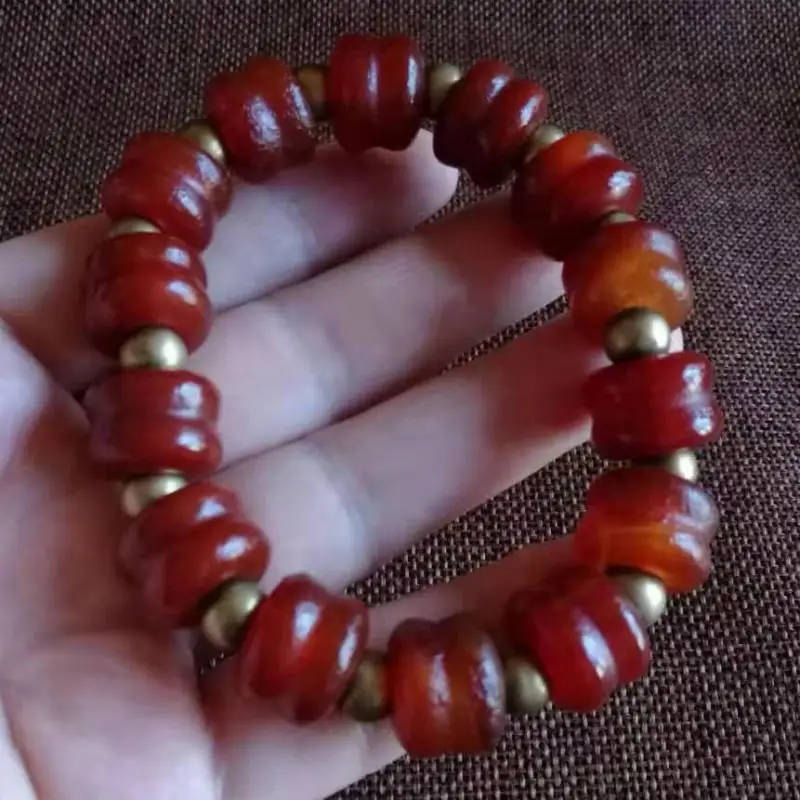 Natural Agate Bracelet Men Women Healing Gemstone Fine Jewelry Genuine Tibetan Buddhism Weathered Agate Old Jade Bangle Bracelet
Natural Agate Bracelet Men Women Healing Gemstone Fine Jewelry Genuine Tibetan Buddhism Weathered Agate Old Jade Bangle Bracelet