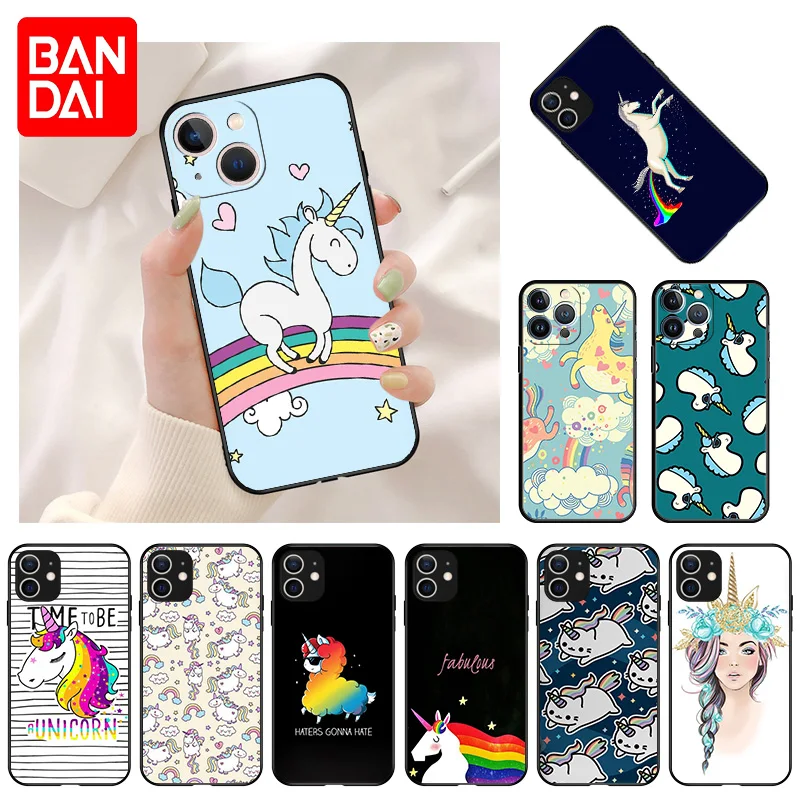 Phone Case For iPhone 13 11 12 Pro Max Mini XR XS SE 2022 X 8 7 6 6s Plus Cartoon Rainbow Unicorn Shockproof Bumper Black Cover
Phone Case For iPhone 13 11 12 Pro Max Mini XR XS SE 2022 X 8 7 6 6s Plus Cartoon Rainbow Unicorn Shockproof Bumper Black Cover
