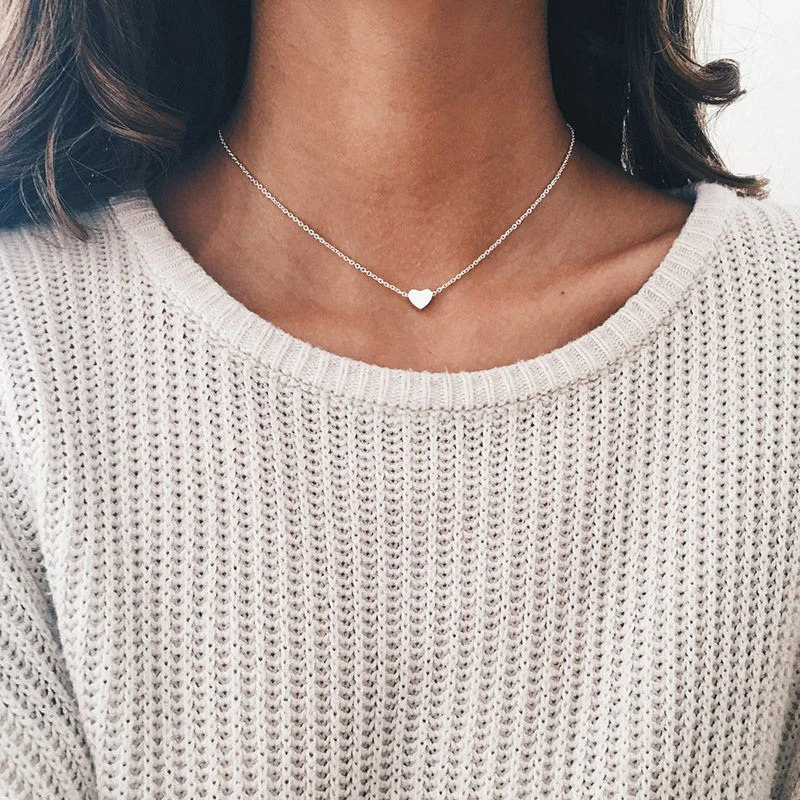 Tiny Heart Necklace for Women SHORT Chain Heart Pendant Necklace Gift Ethnic Bohemian Choker Necklace wholesale
Tiny Heart Necklace for Women SHORT Chain Heart Pendant Necklace Gift Ethnic Bohemian Choker Necklace wholesale