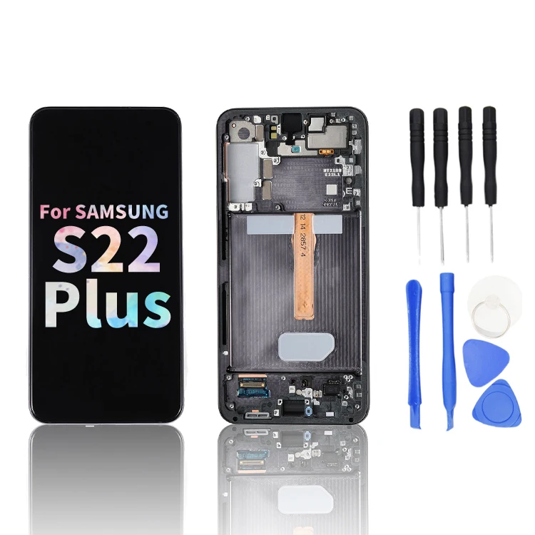Factory Accessories Wholesale Mobile Phone Lcd Original Quality Display Replacement For Samsung S22 Plus Touch Screen With Frame
Factory Accessories Wholesale Mobile Phone Lcd Original Quality Display Replacement For Samsung S22 Plus Touch Screen With Frame