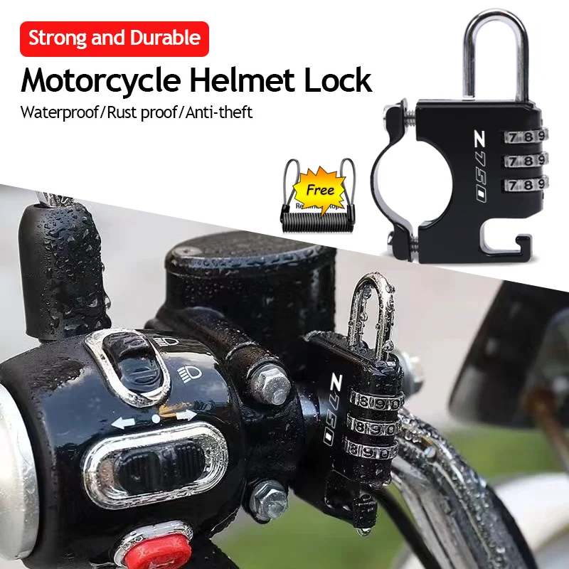 For Kawasaki Z 750 z750 Z750R Z750S Motorcycle 3 Digit Code Combination Lock Anti-theft Scooter Helmet Lock
For Kawasaki Z 750 z750 Z750R Z750S Motorcycle 3 Digit Code Combination Lock Anti-theft Scooter Helmet Lock