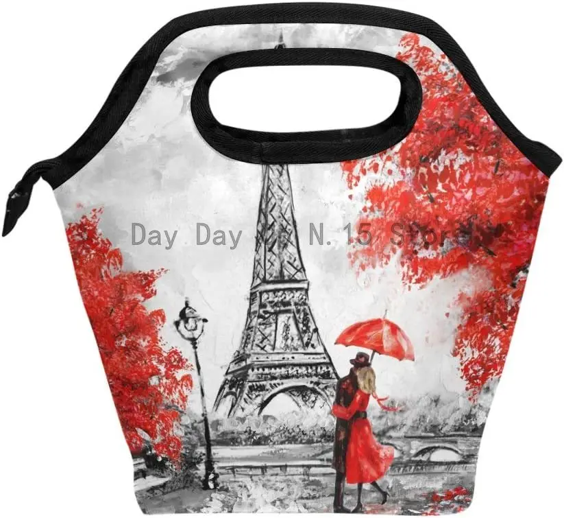 Vintage Eiffel Tower Paris Cooler Lunchbox School Office Lunch Tote Bag Handbag Reusable Bag for Kids Woman Men
Vintage Eiffel Tower Paris Cooler Lunchbox School Office Lunch Tote Bag Handbag Reusable Bag for Kids Woman Men