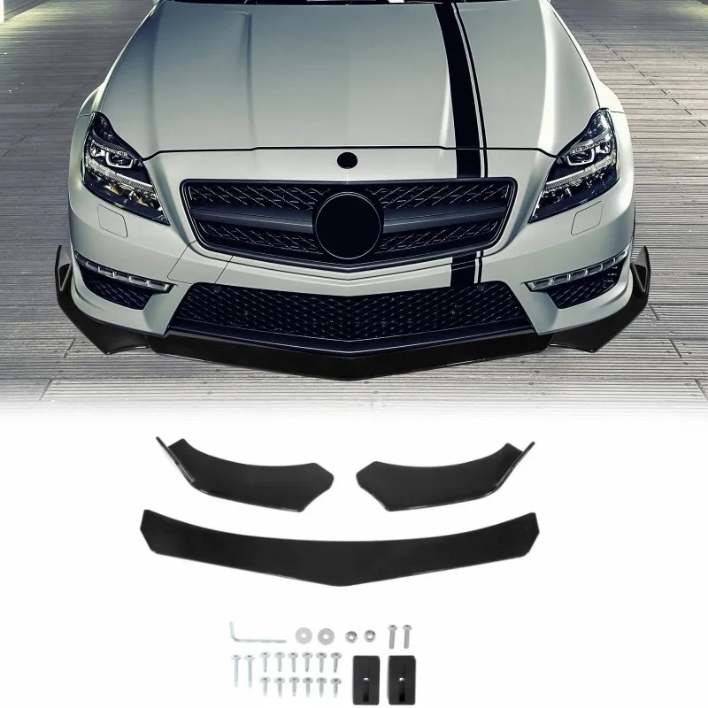 3Pcs/set Universal Car Front Bumper Lip Body Kit Spoiler Trim Protection Spoiler Exterior Accessories
3Pcs/set Universal Car Front Bumper Lip Body Kit Spoiler Trim Protection Spoiler Exterior Accessories