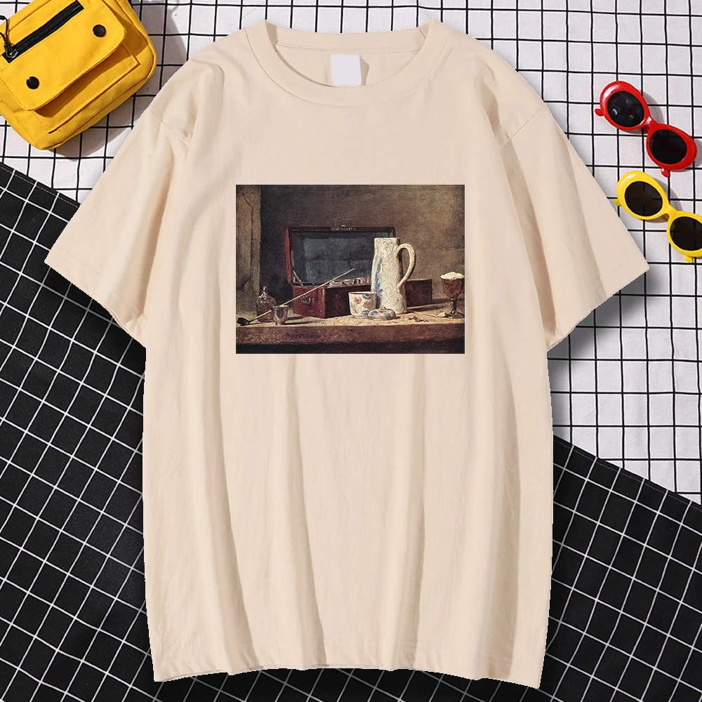 Still Life With Pipe An Jug Print T Shirts Man Casual O Neck Tee Shirts Summer Short Sleeve Crewneck T Shirt Women Harajuku Top
Still Life With Pipe An Jug Print T Shirts Man Casual O Neck Tee Shirts Summer Short Sleeve Crewneck T Shirt Women Harajuku Top