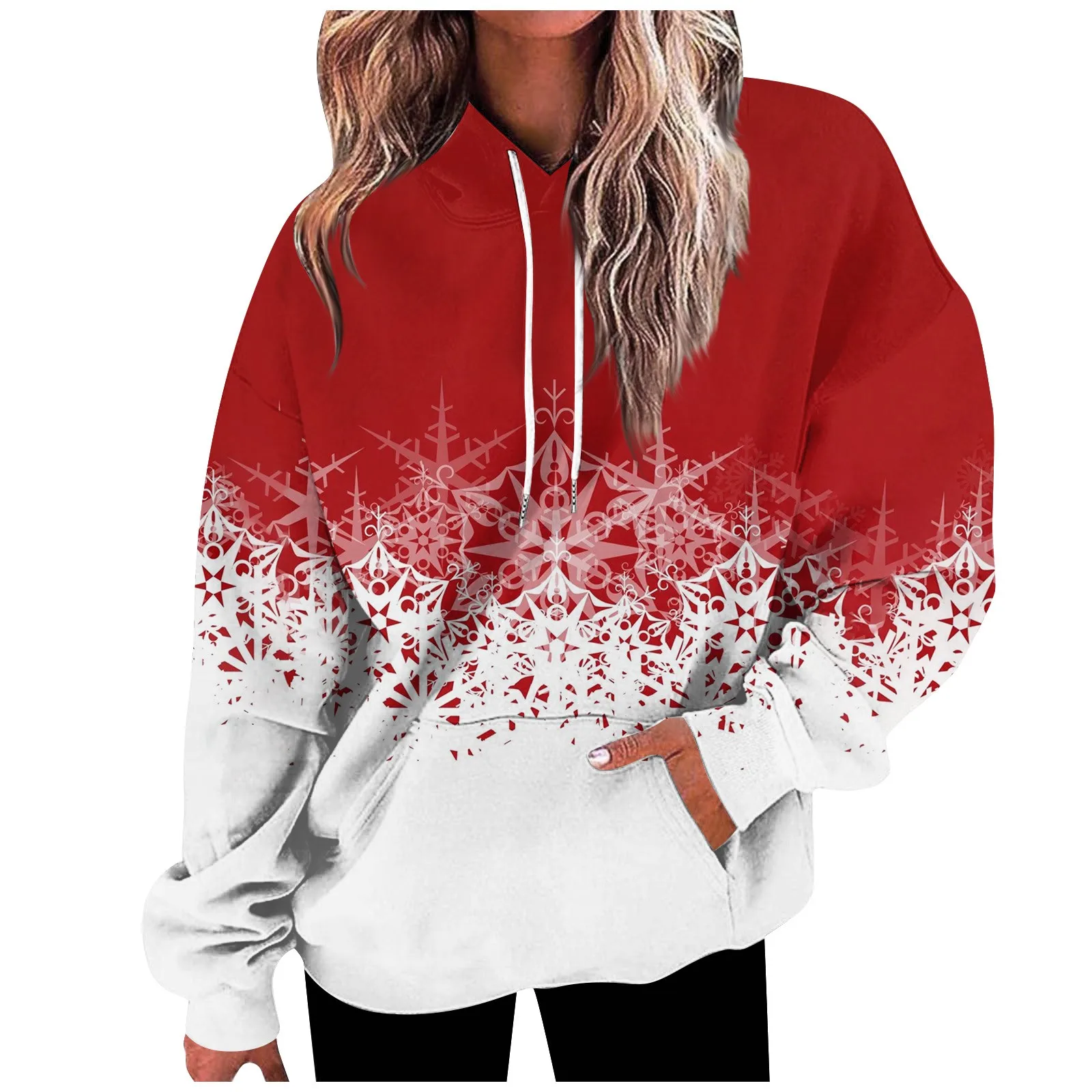 New In Hoodies & Sweatshirts Fashionable Hooded Women Pullover Casual Long Sleeves Christmas Print Women Sweatshirts Vintage Y2k 
New In Hoodies & Sweatshirts Fashionable Hooded Women Pullover Casual Long Sleeves Christmas Print Women Sweatshirts Vintage Y2k